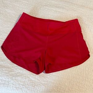 lululemon athletica Red Athletic Shorts